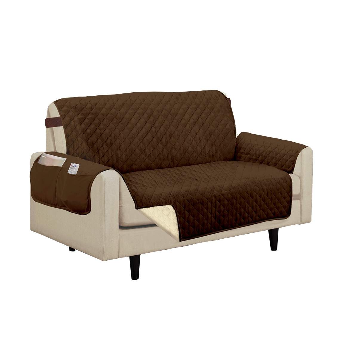 Vandafvisende betræk til loveseat-sofa, 223x177 cm