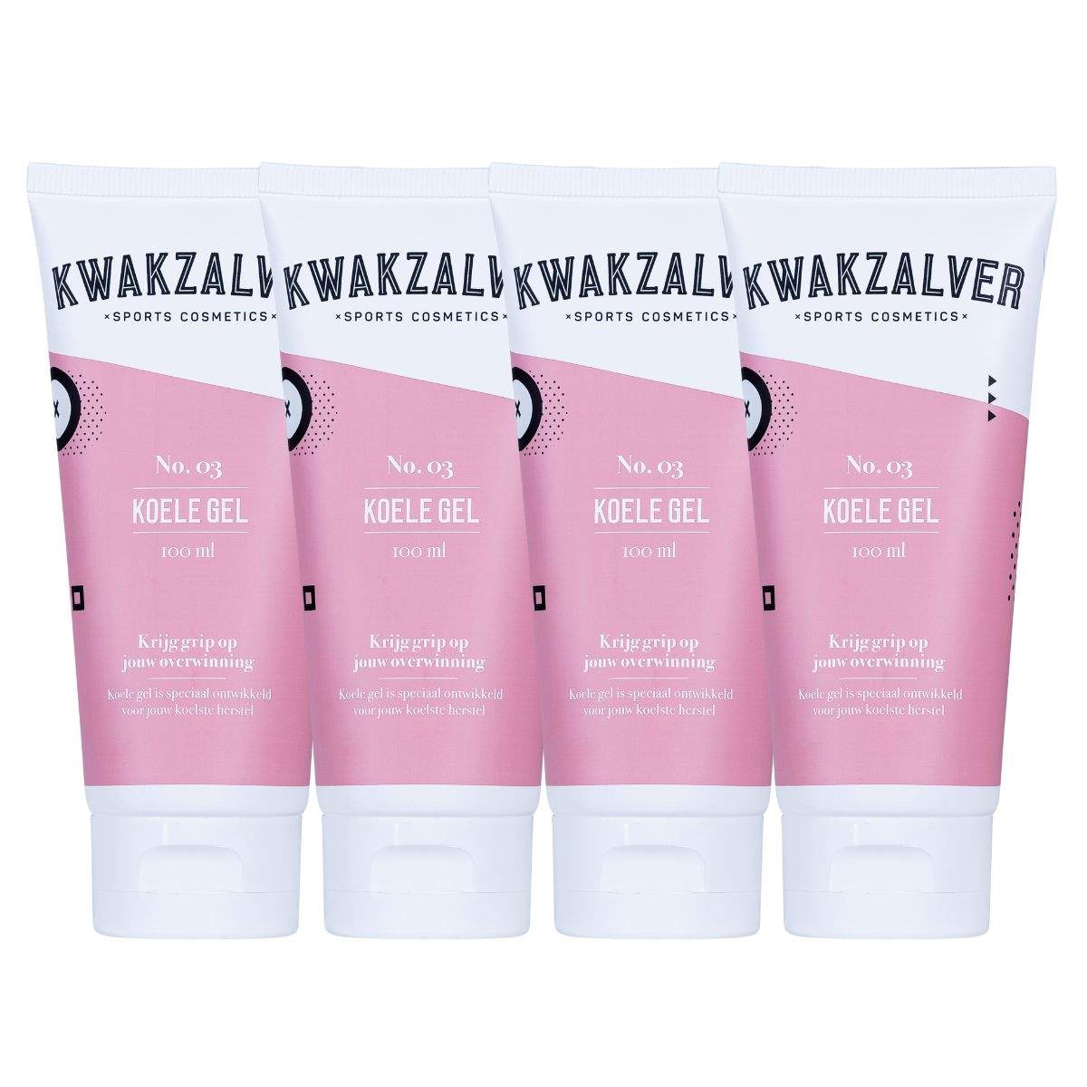Kølende gel til muskler – pebermynte og eukalyptus, 4x100ml