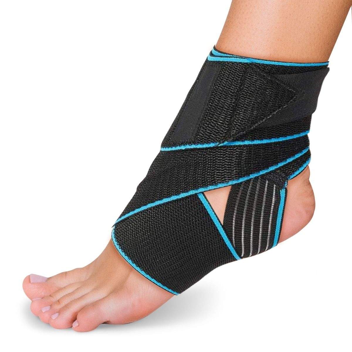 Fleksibel neopren fodbandage – justerbar støtte