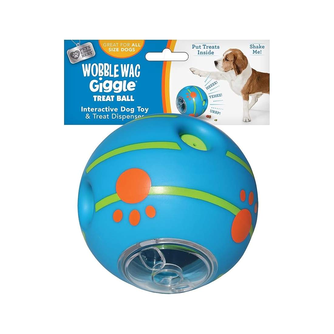 Interaktiv hundgodisboll – Ger godbitar med roliga ljud | Hem & Hobby | Pryloteket