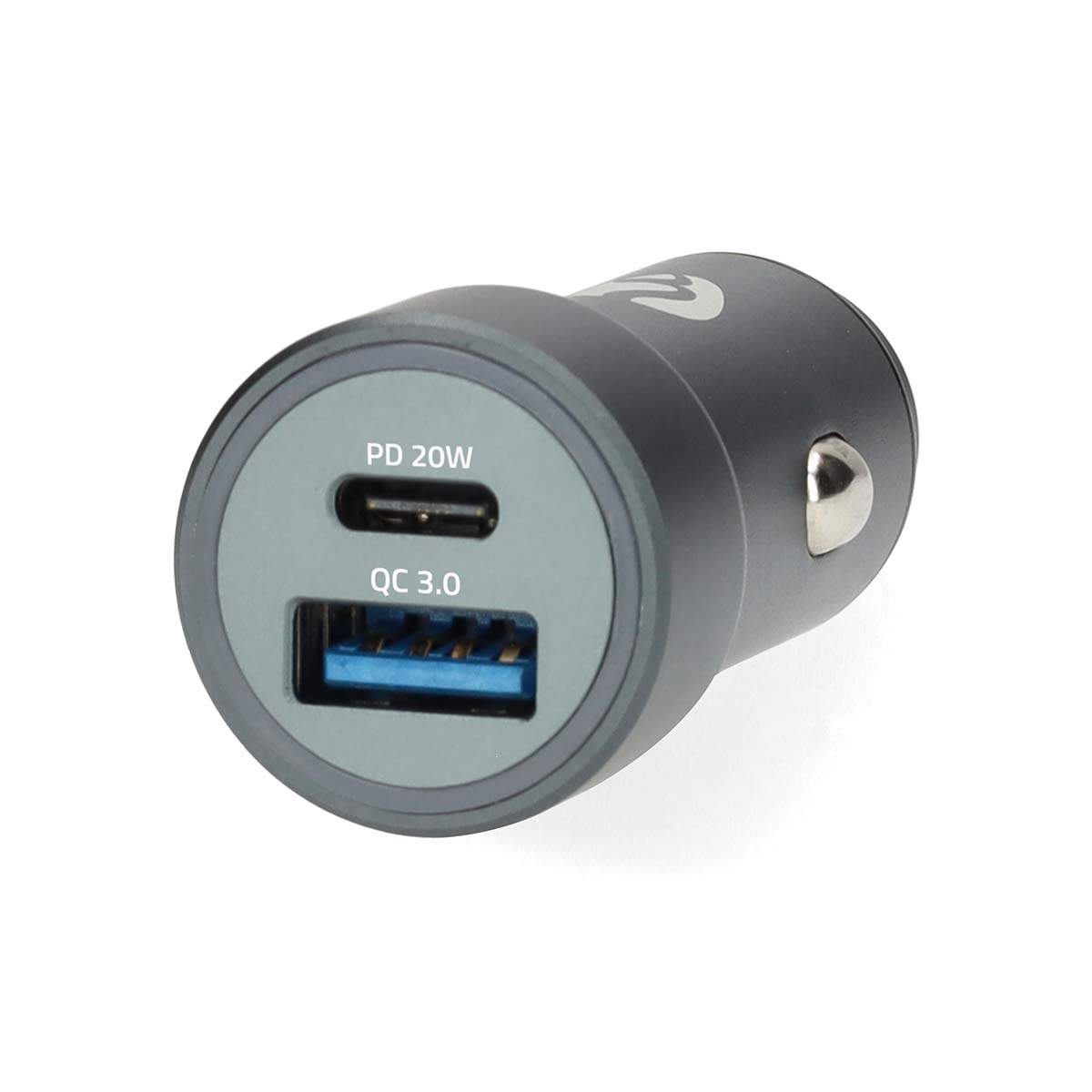 Biloplader 38W, dobbelte USB-A/USB-C-porte, automatisk spænding billede