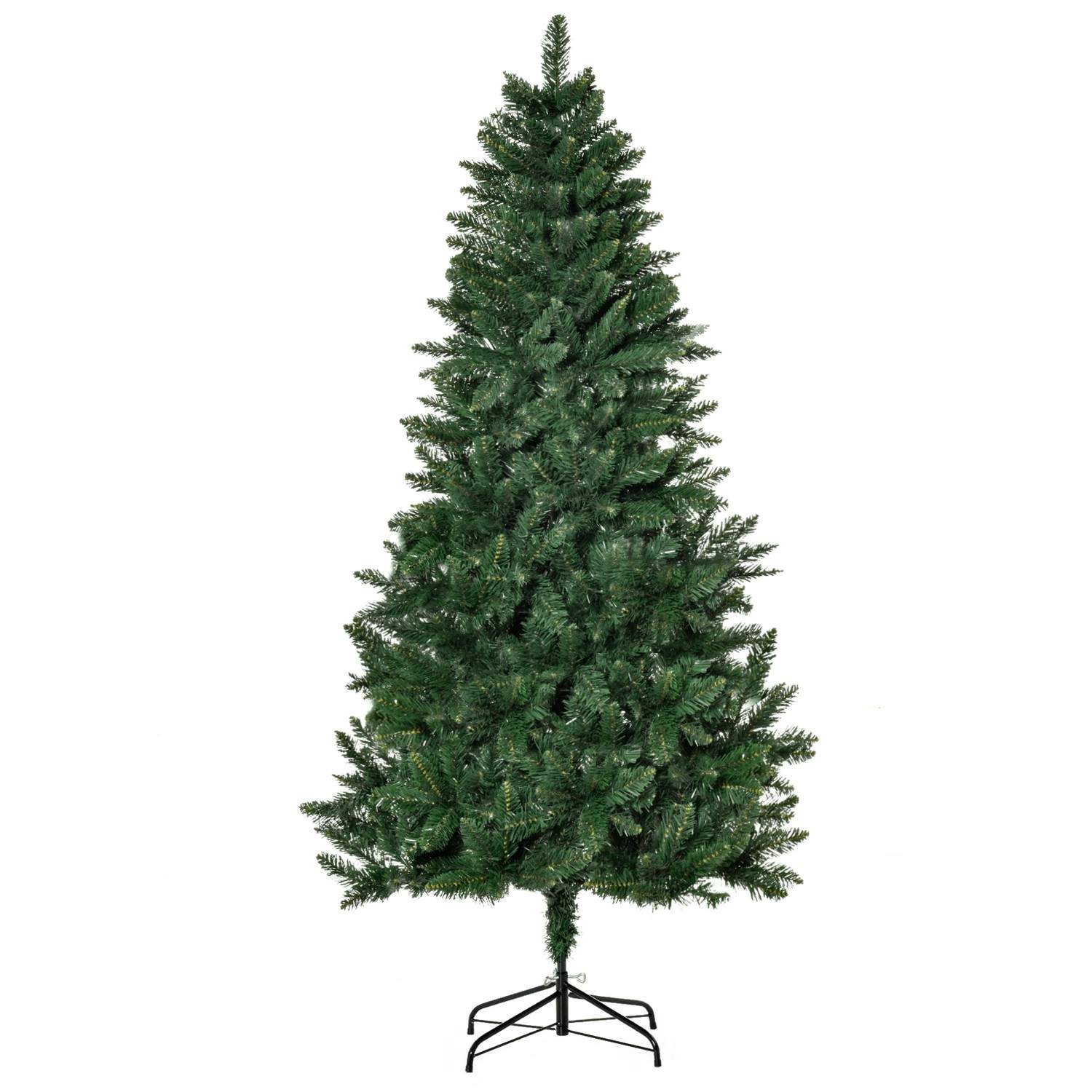 Kunstigt juletræ, 180 cm Fyr med 724 Grene