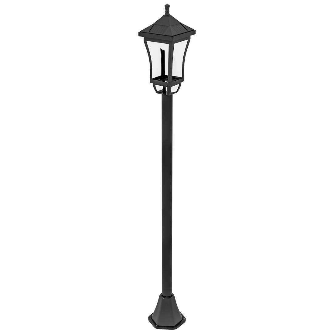 Solar Garden Lantern – 127 cm, Cool White LED, IP44 Vattentät | Hem & Hobby | Pryloteket