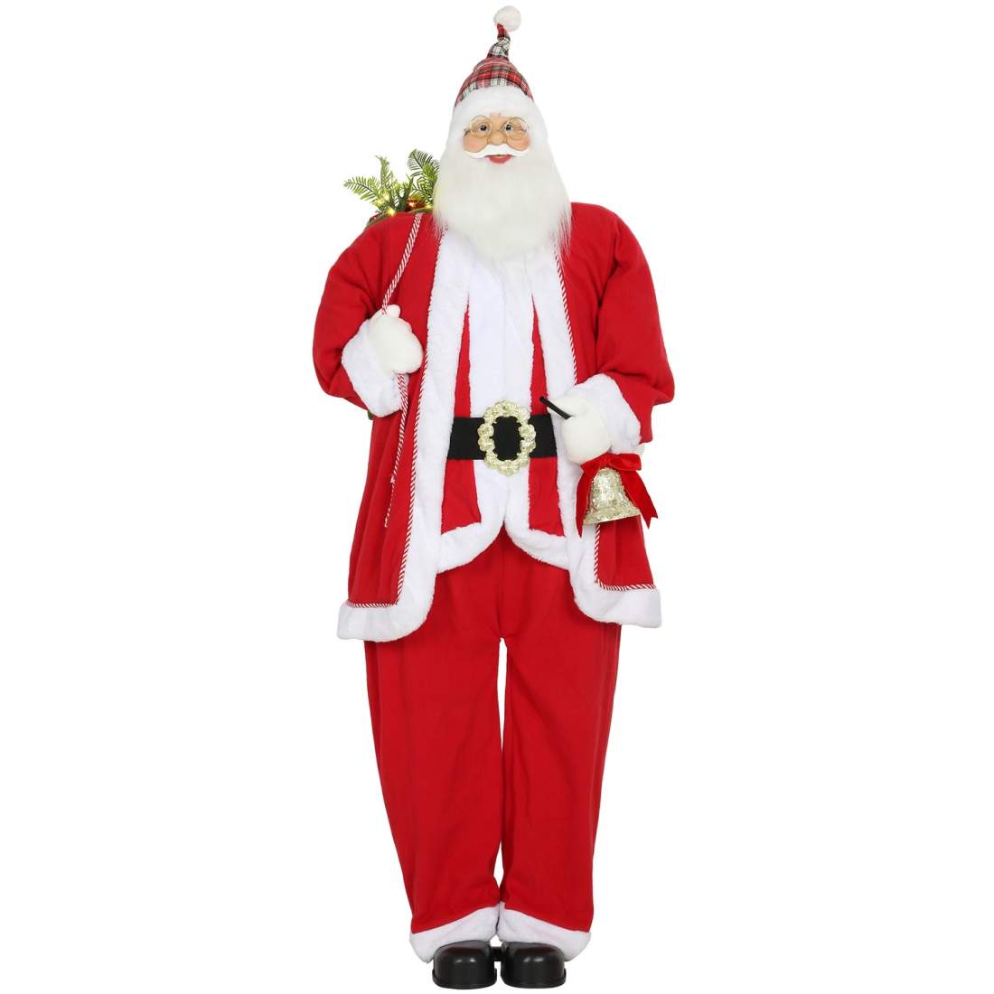 Jultomtefigur, 1,6 m med present och klockljud | Hem & Hobby | Pryloteket