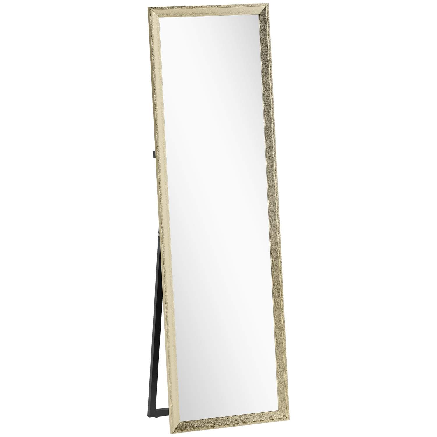 Helfigursspejl, fleksibel placering, 160x50 cm, guld