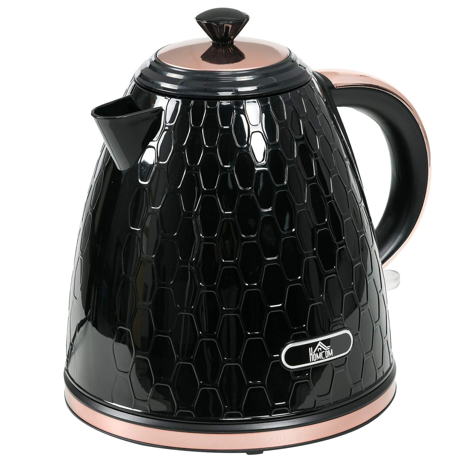 Elkedel, 2200W, Hurtigkog, Sort