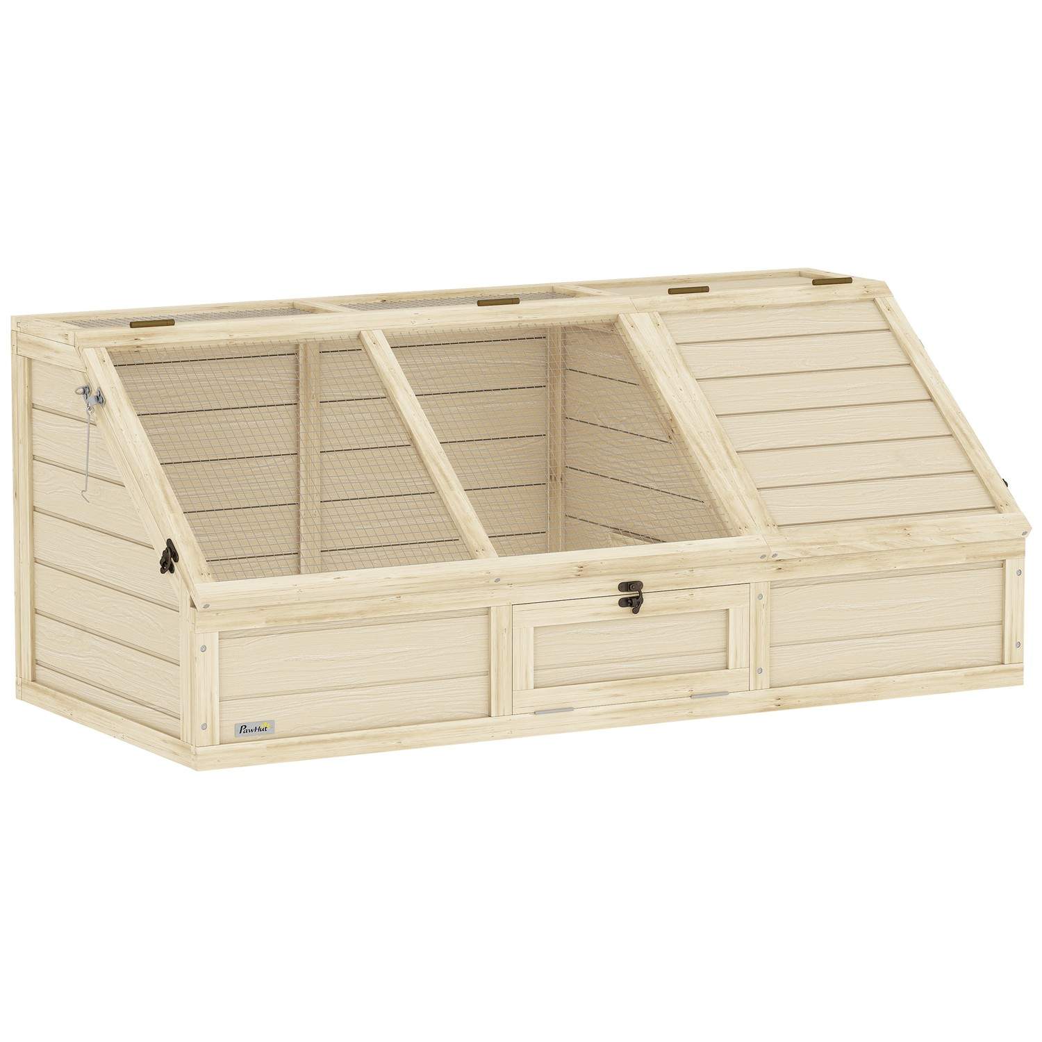 Udendørs skildpaddeindhegning, letåben, jordløst design