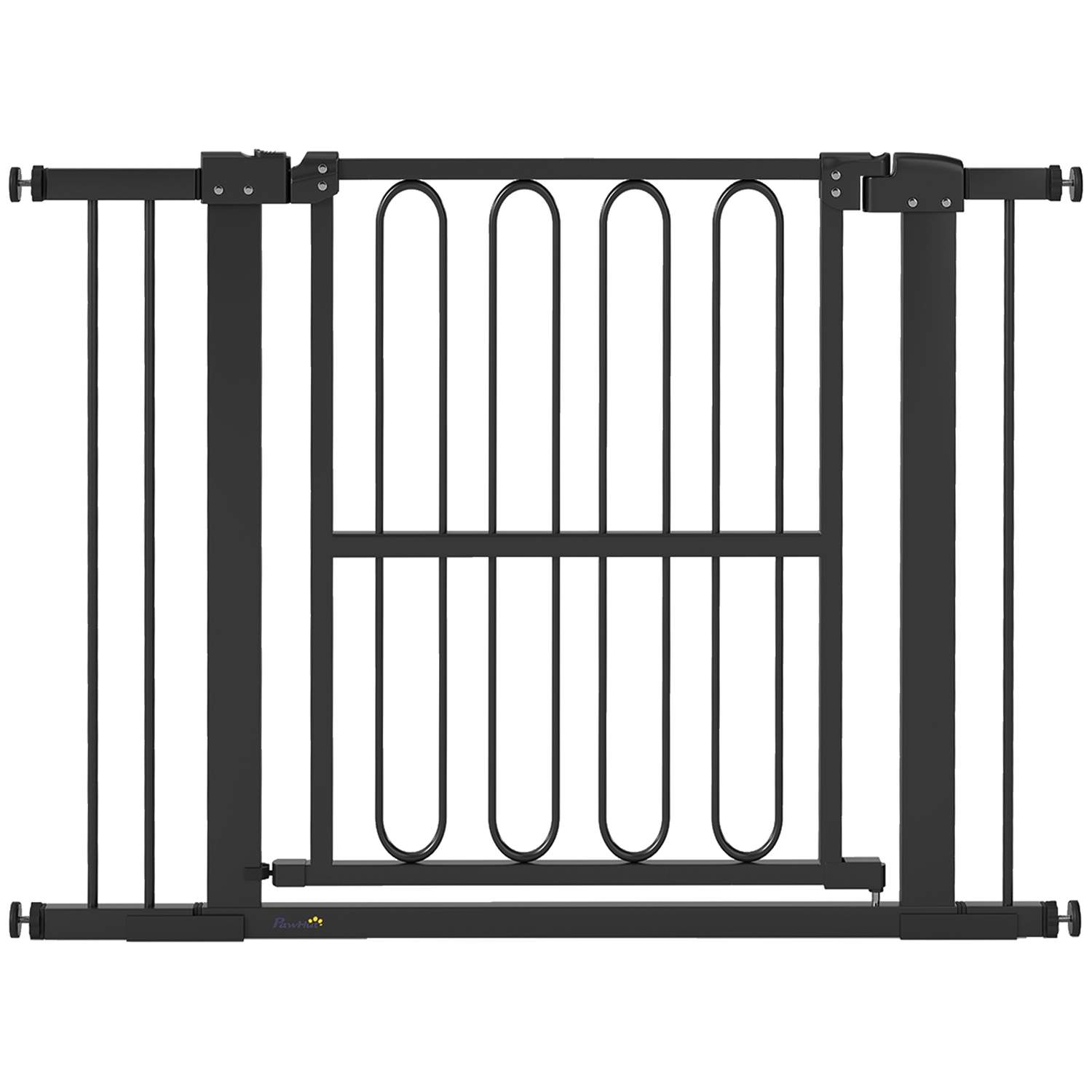 Hundesikkerhedsgitter, 76-104 cm, trappebarrier uden boring