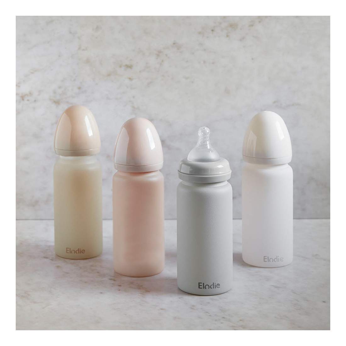 Alternativ bild 1 för Elodie Details nappflaska glas, pure khaki