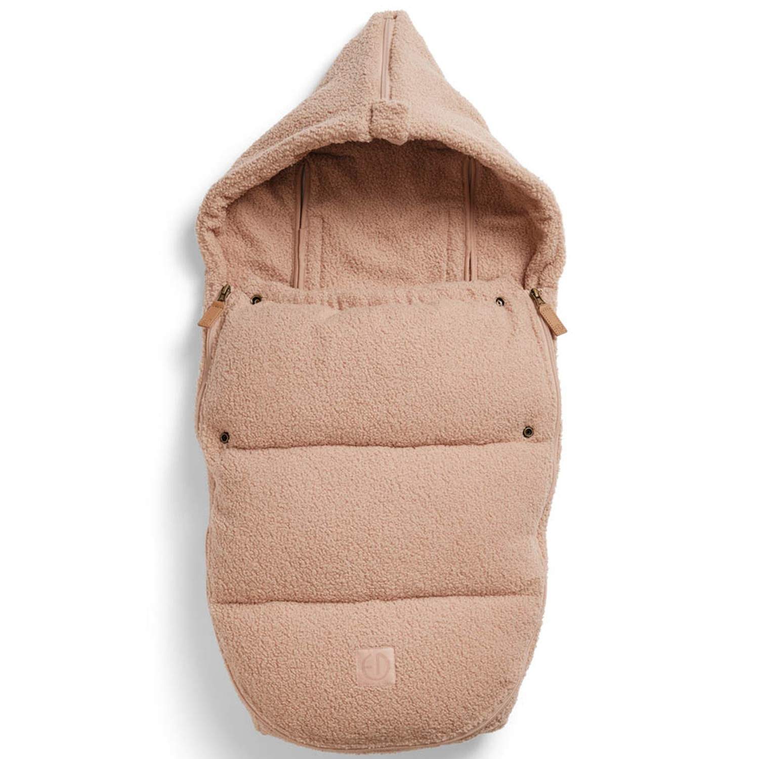 Babysovepose – Pink Bouclé-stof