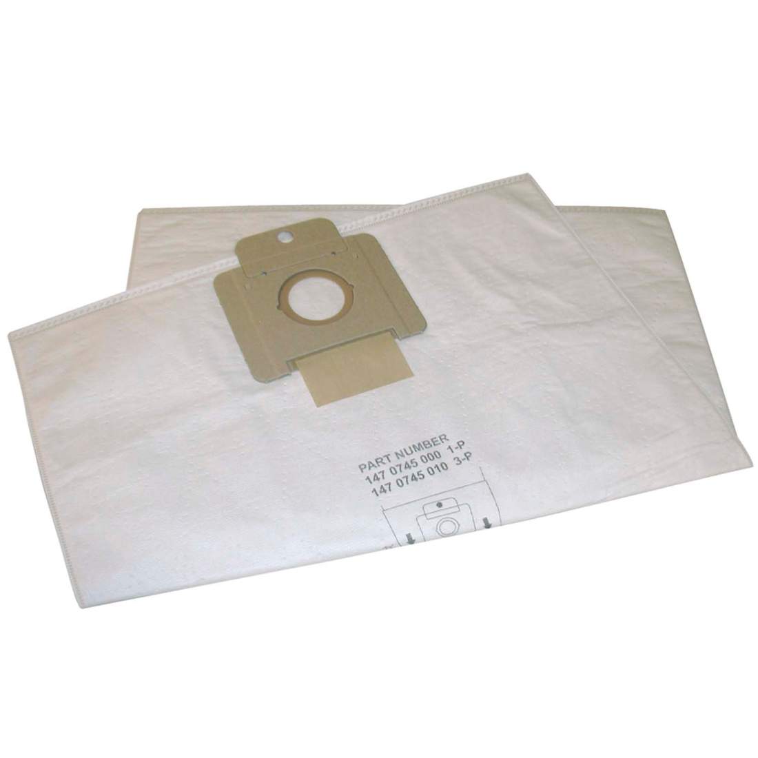 Dammsugarpåsar, syntetiska, 10-pack