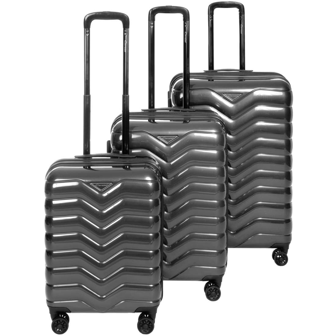 Bagageset 3-delat grafit | Hem & Hobby | Pryloteket