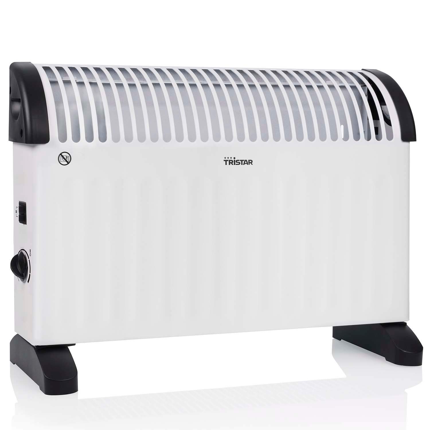 Konvektorvarmer 2000W med termostatstyring billede