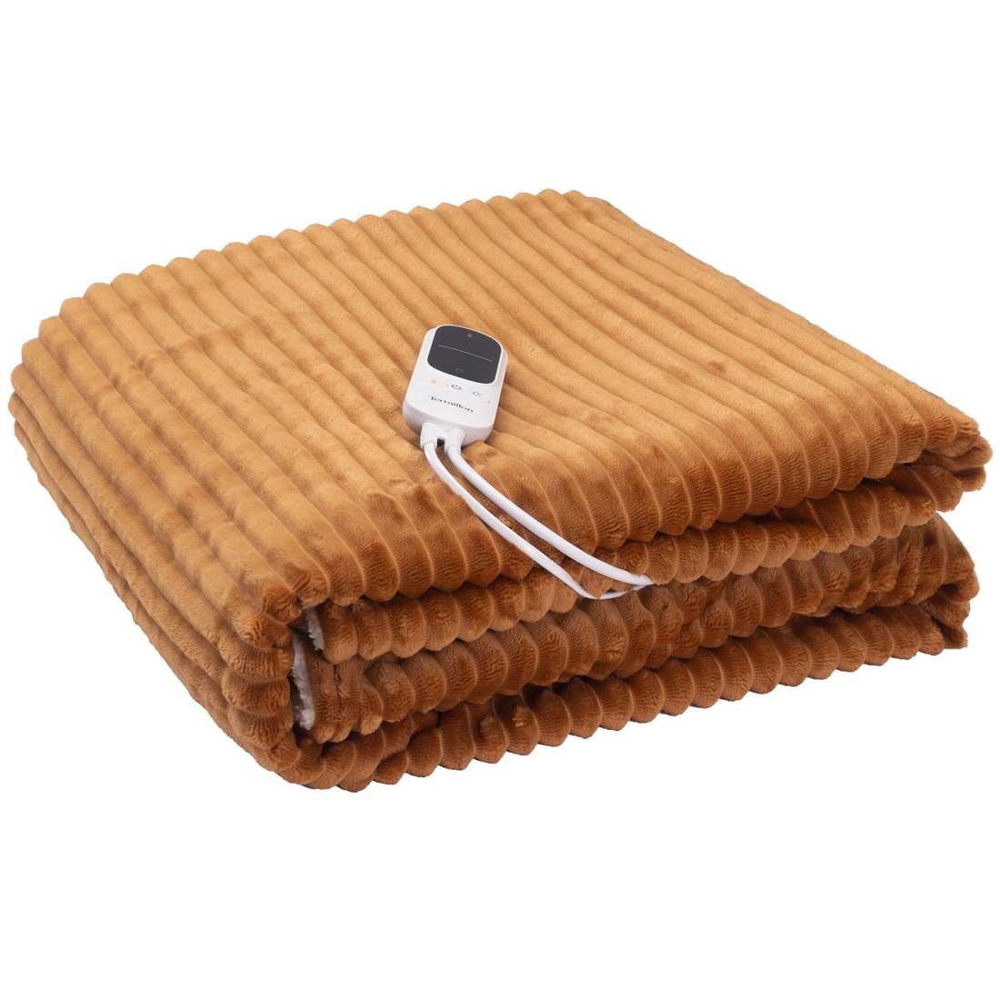 Värmefilt 180x130cm, 140W, Karamell | Hem & Hobby | Pryloteket