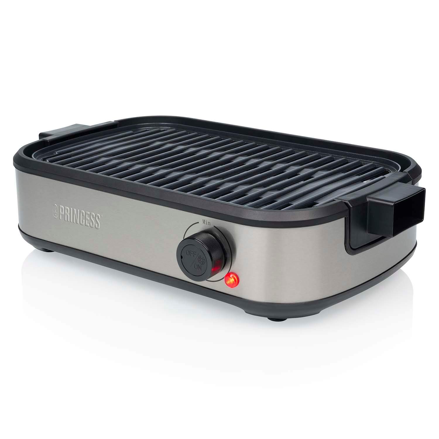 Røgfri indendørs grill 35x21cm 1800W billede