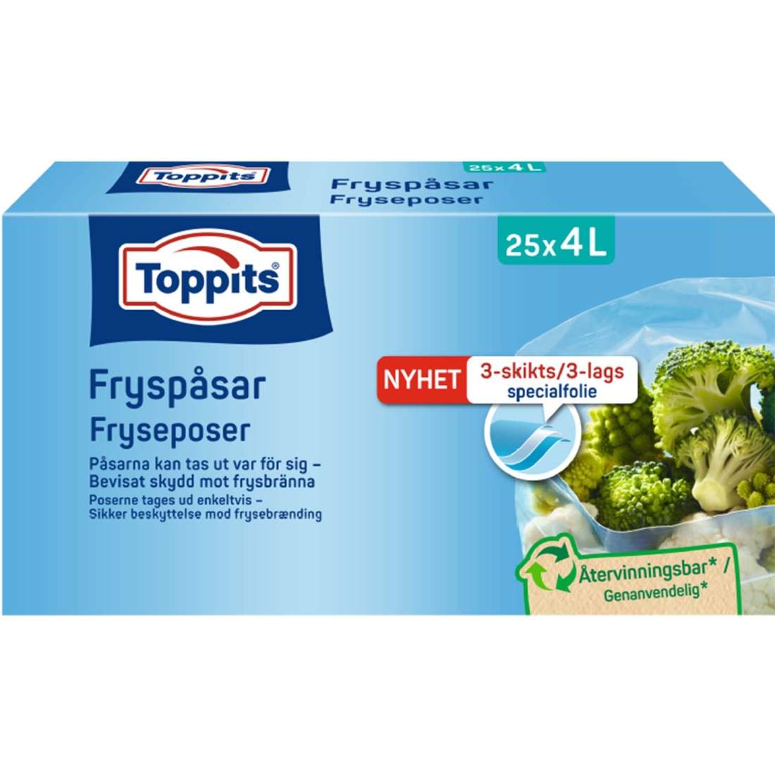 4L soppåsar, 25-pack