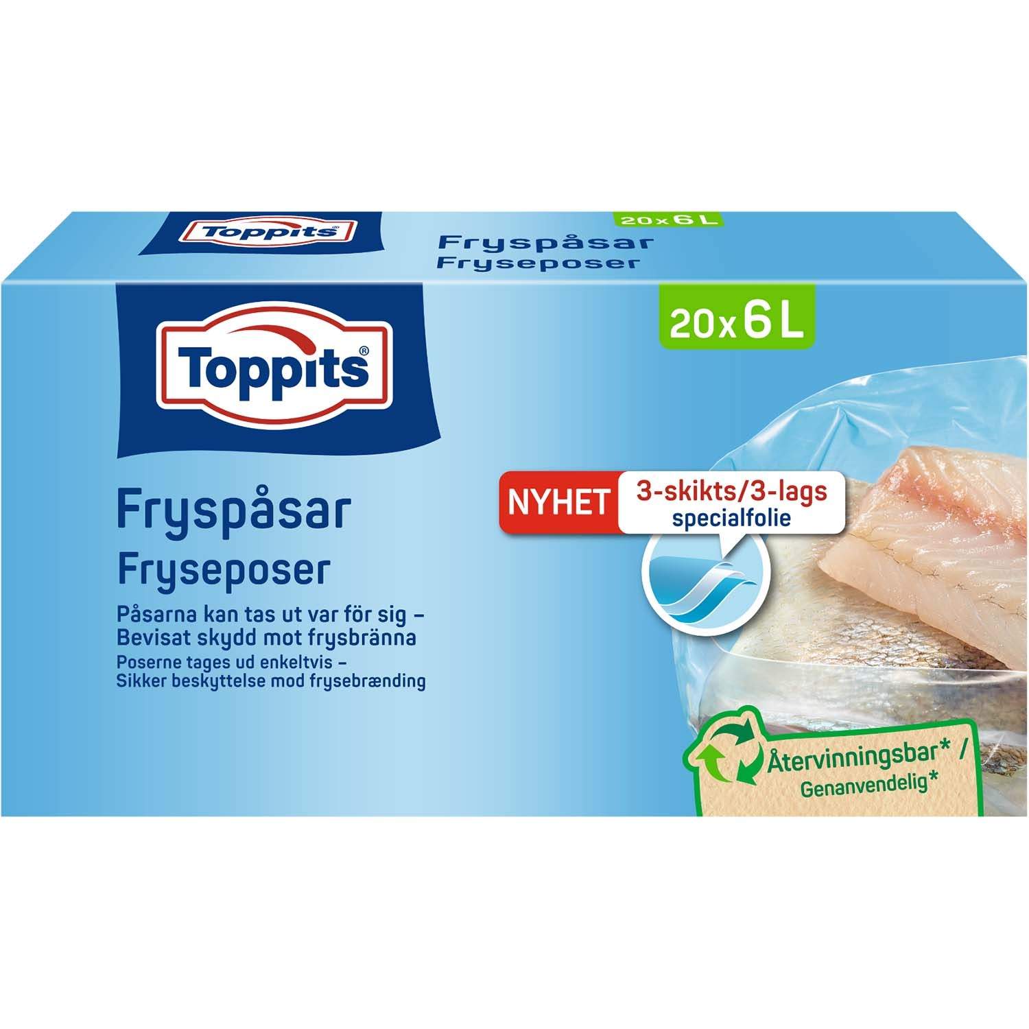 6L affaldsposer, 20-pak (10/DFP)