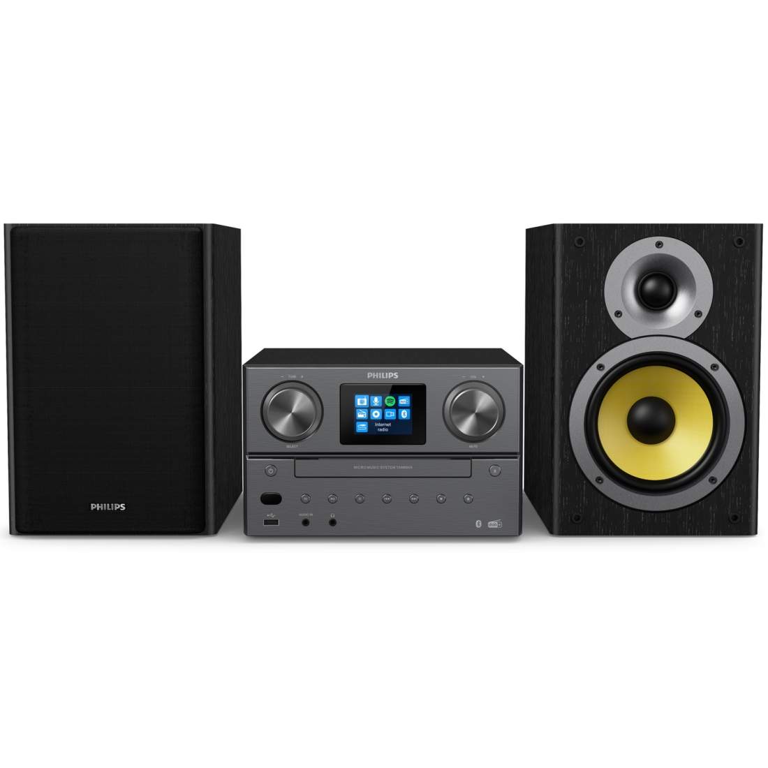 CD-radio Bluetooth USB-ljudsystem – 100W, svart | Hem & Hobby | Pryloteket