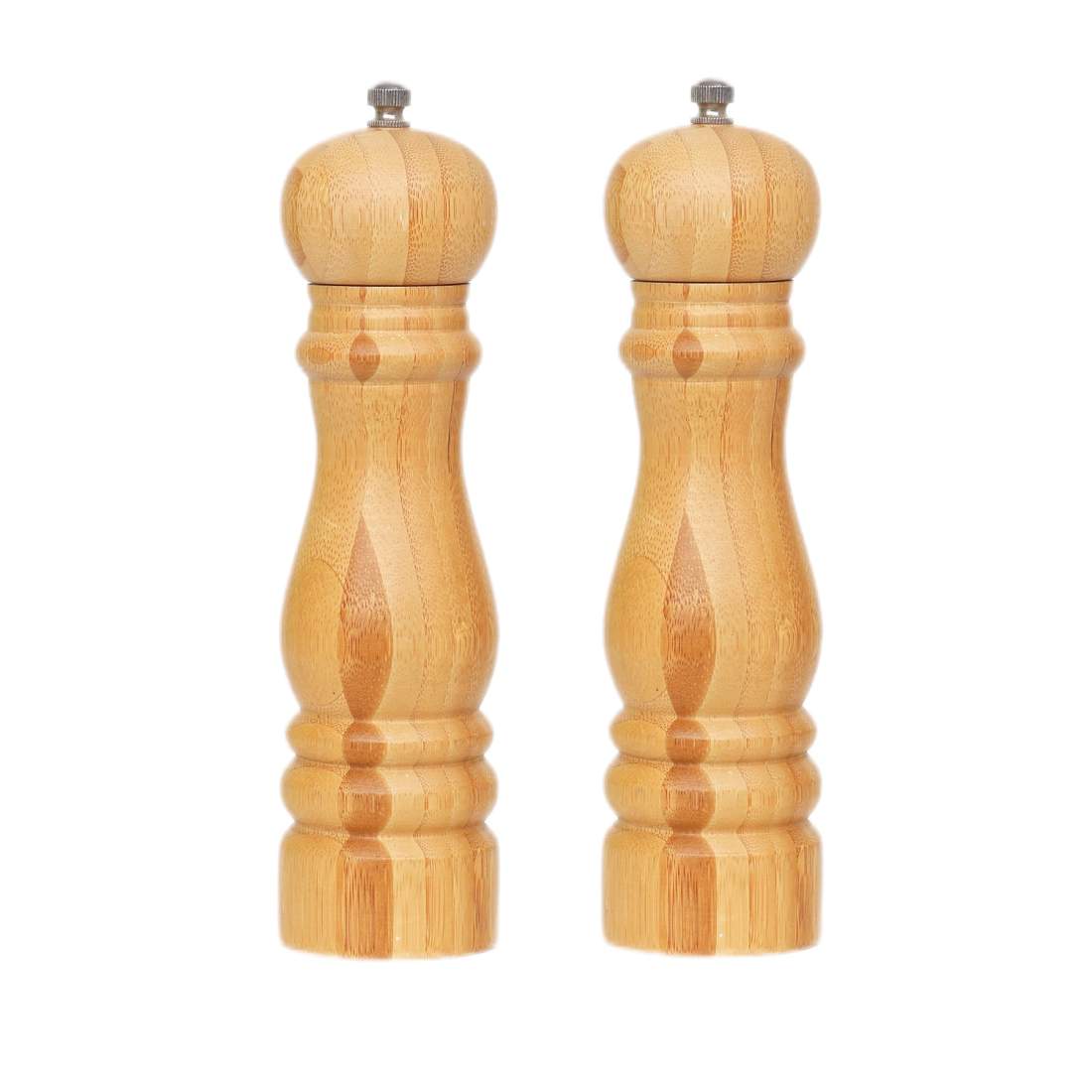 Kryddkvarnset i bambu, 2 delar, 22 cm höjd | Hem & Hobby - Hem & Hushåll - Kök - Köksredskap - Övriga Köksredskap | Pryloteket