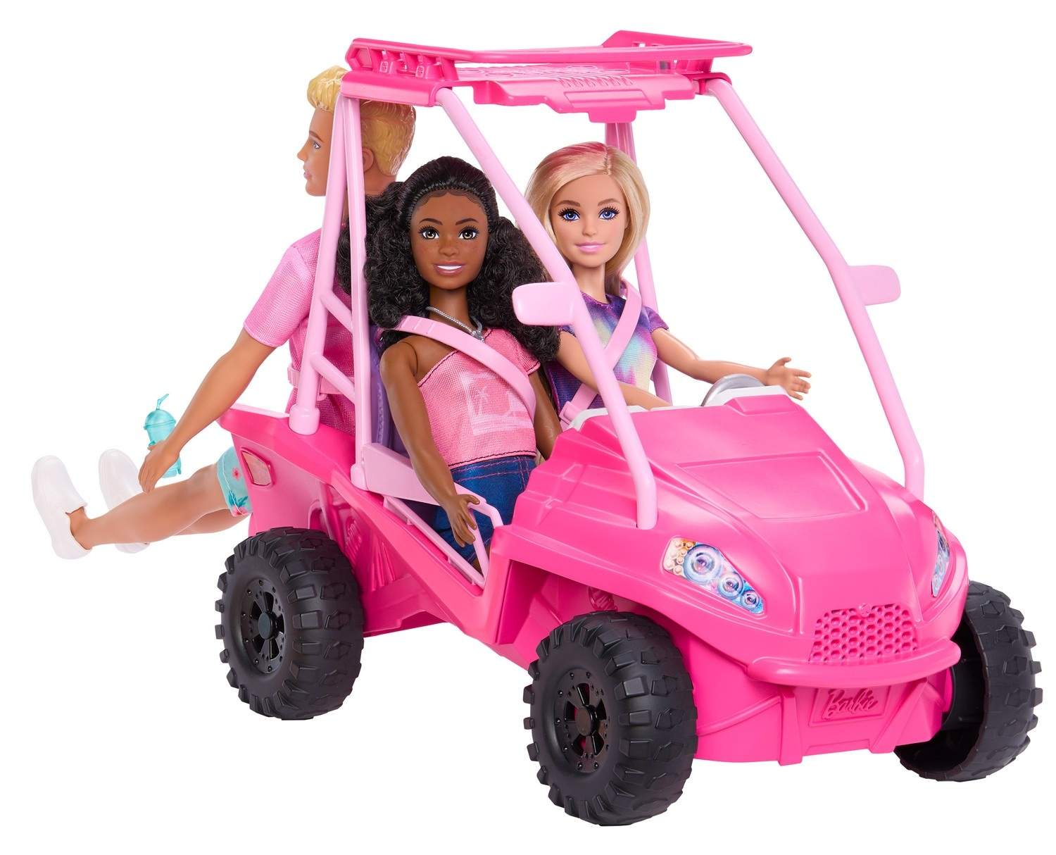 Barbie strandvagn med tillbehör, plats för 4 dockor | Hem & Hobby | Pryloteket