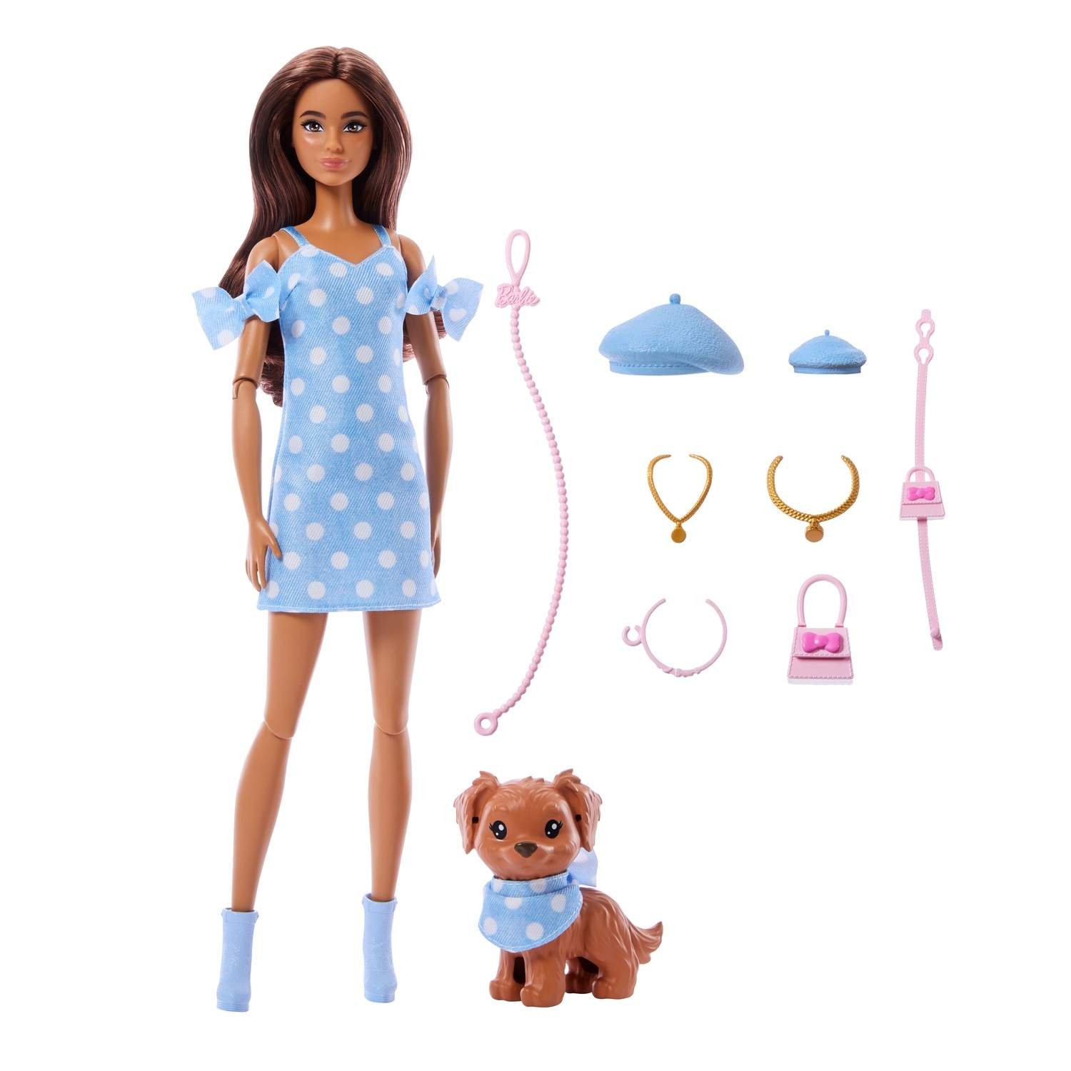 Barbie & Husdjur Matchande Klänning Set med Prickar | Hem & Hobby | Pryloteket