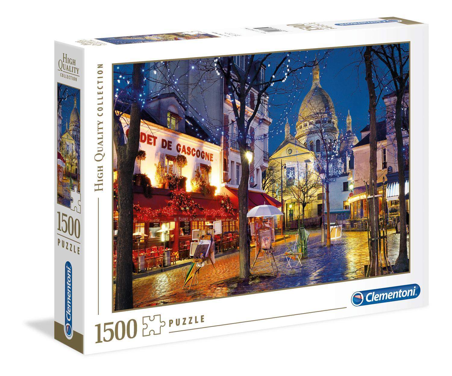 Paris Montmartre Puslespil, 1500 Brikker, 59x84 cm