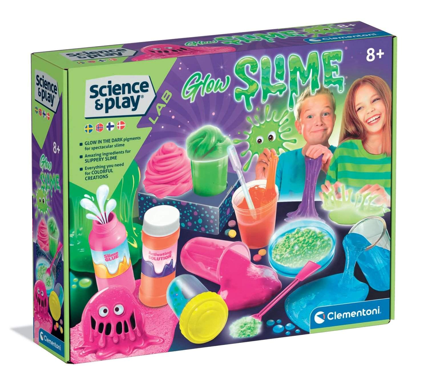 Slime Science Kit til børn, sjove kemieksperimenter billede