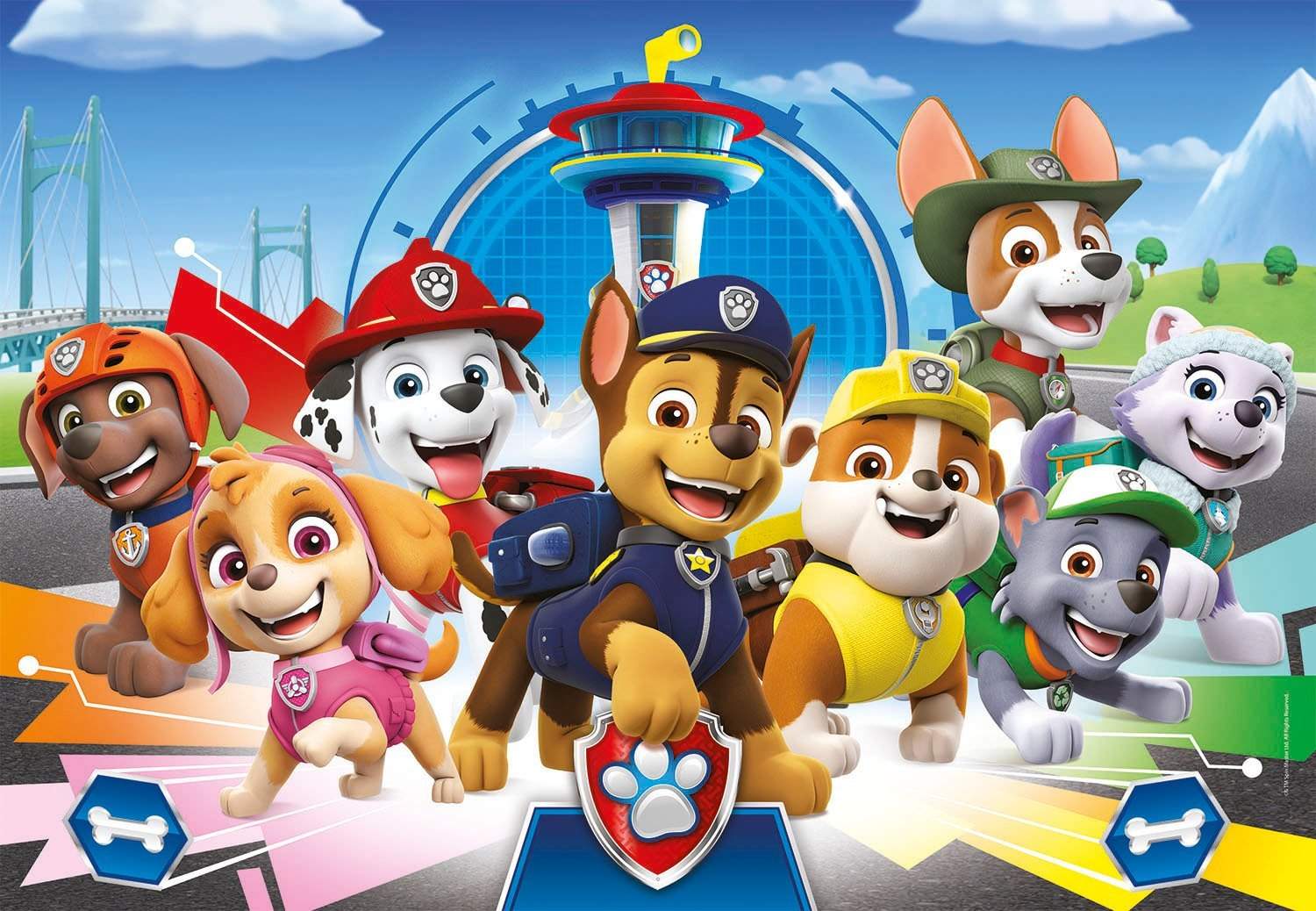 Paw Patrol 180-bitars pussel, 7+, 33,5x48,5 cm | Hem & Hobby | Pryloteket