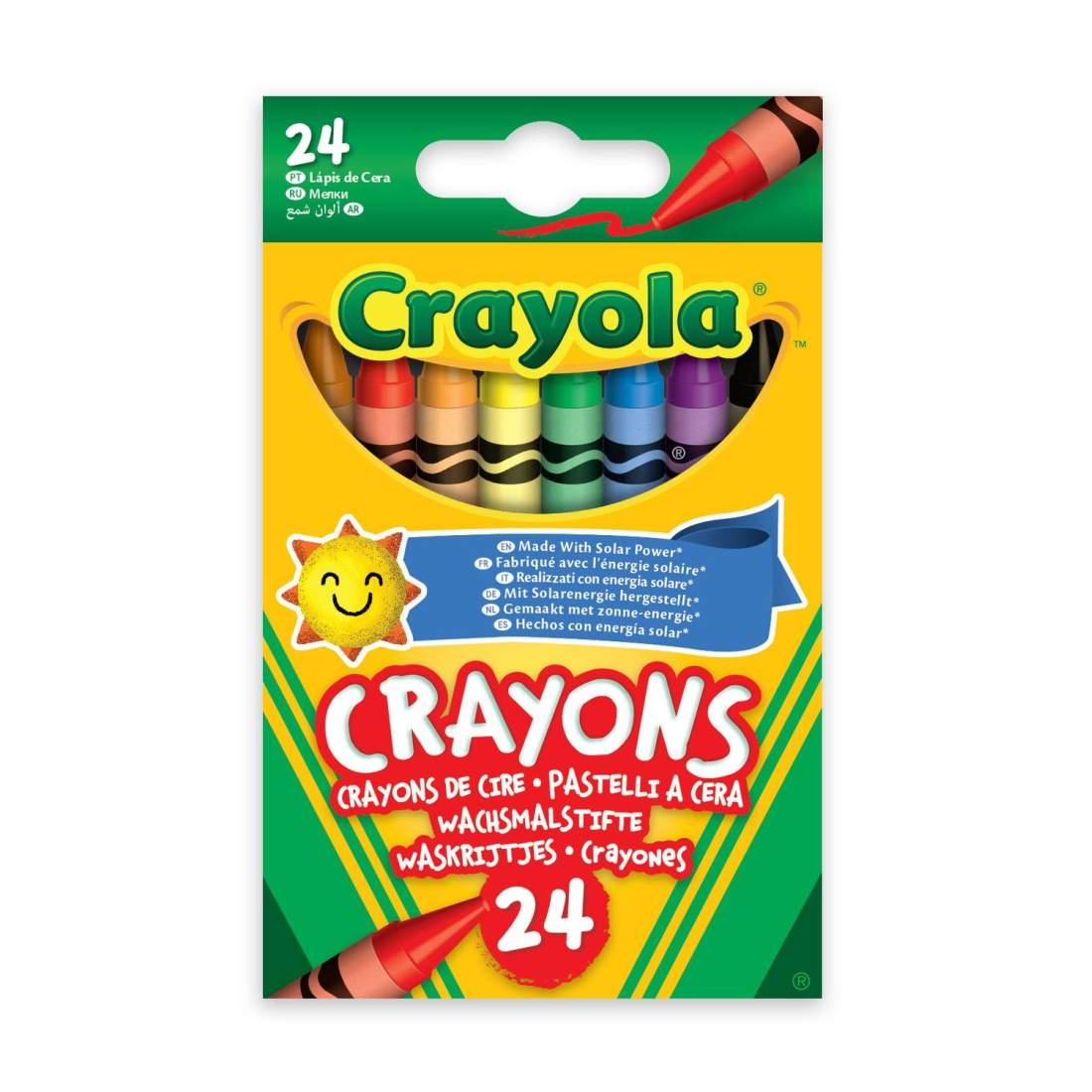 Crayola kritor 24-pack, livfulla färger för enkel teckning | Hem & Hobby | Pryloteket