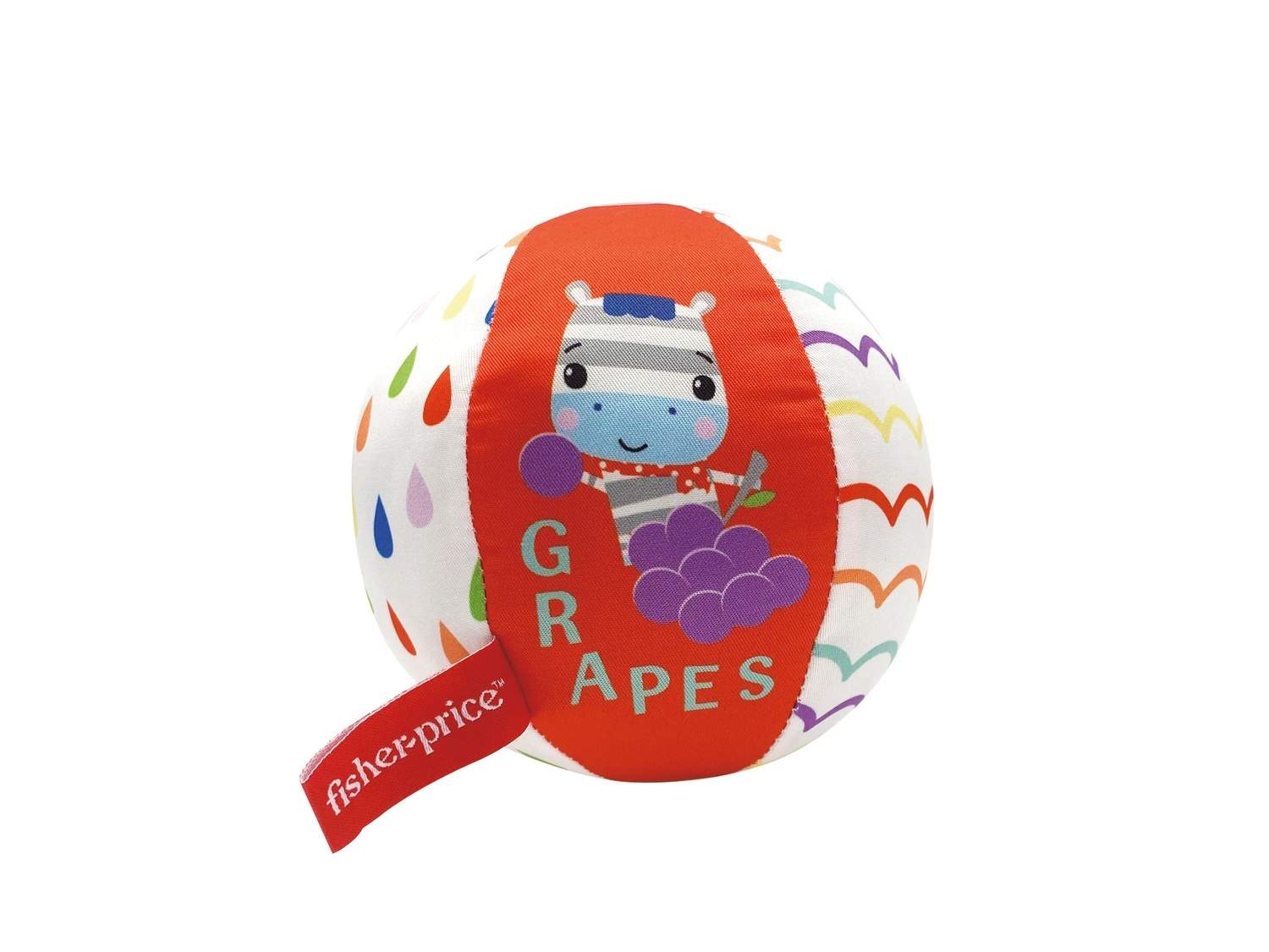 Plys ranglebold til babyer, blødt dyremotiv, 10 cm