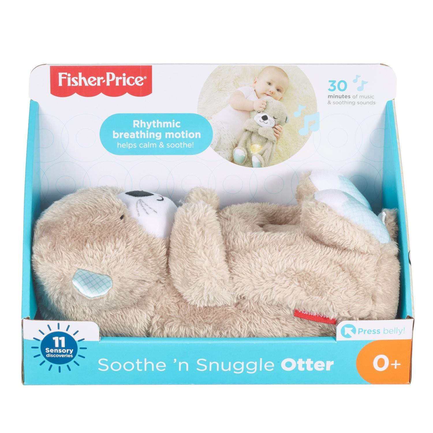 Alternativ bild 1 för Fisher Price Soothe n Snuggle Otter