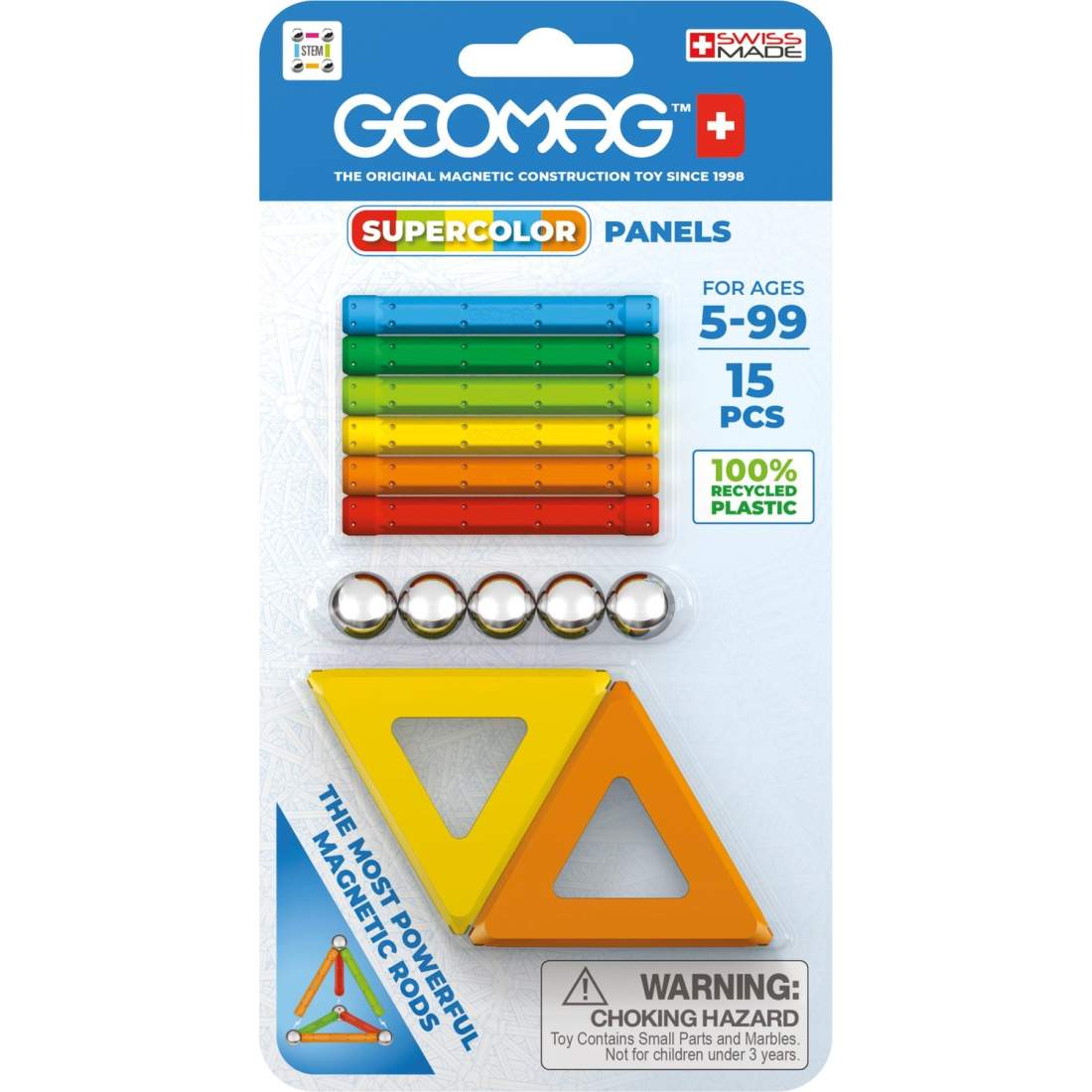 Magnetiskt byggset, återvunna paneler, 15 delar | Hem & Hobby | Pryloteket