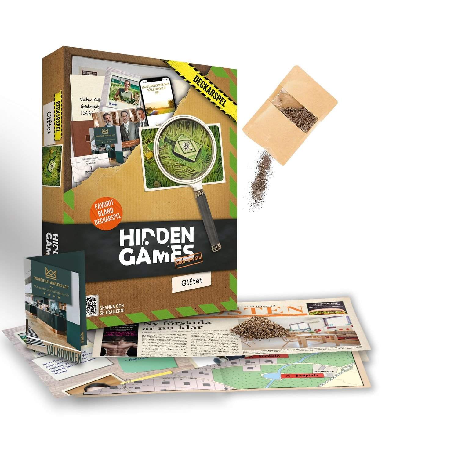 Brætspil til gerningsstedet - "Giften"-udgaven