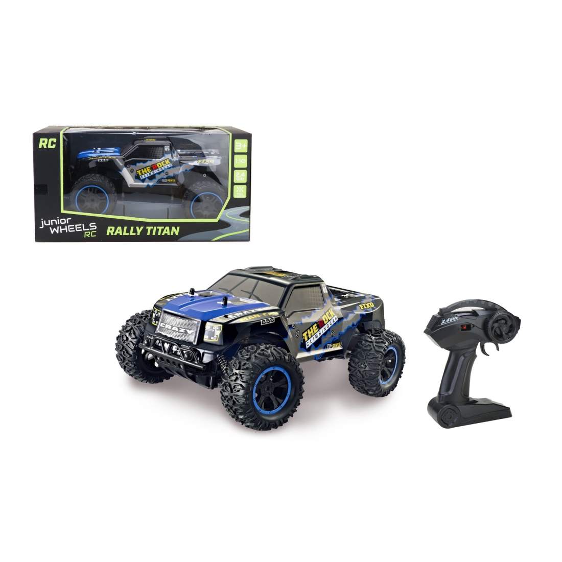 RC Rallybil 1:10, Blå - Giant Däck & Fjädring | Hem & Hobby | Pryloteket