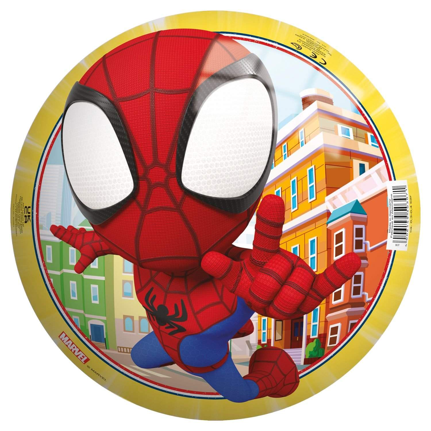 Superhelte vinylbold, 23 cm, sjov for alle aldre