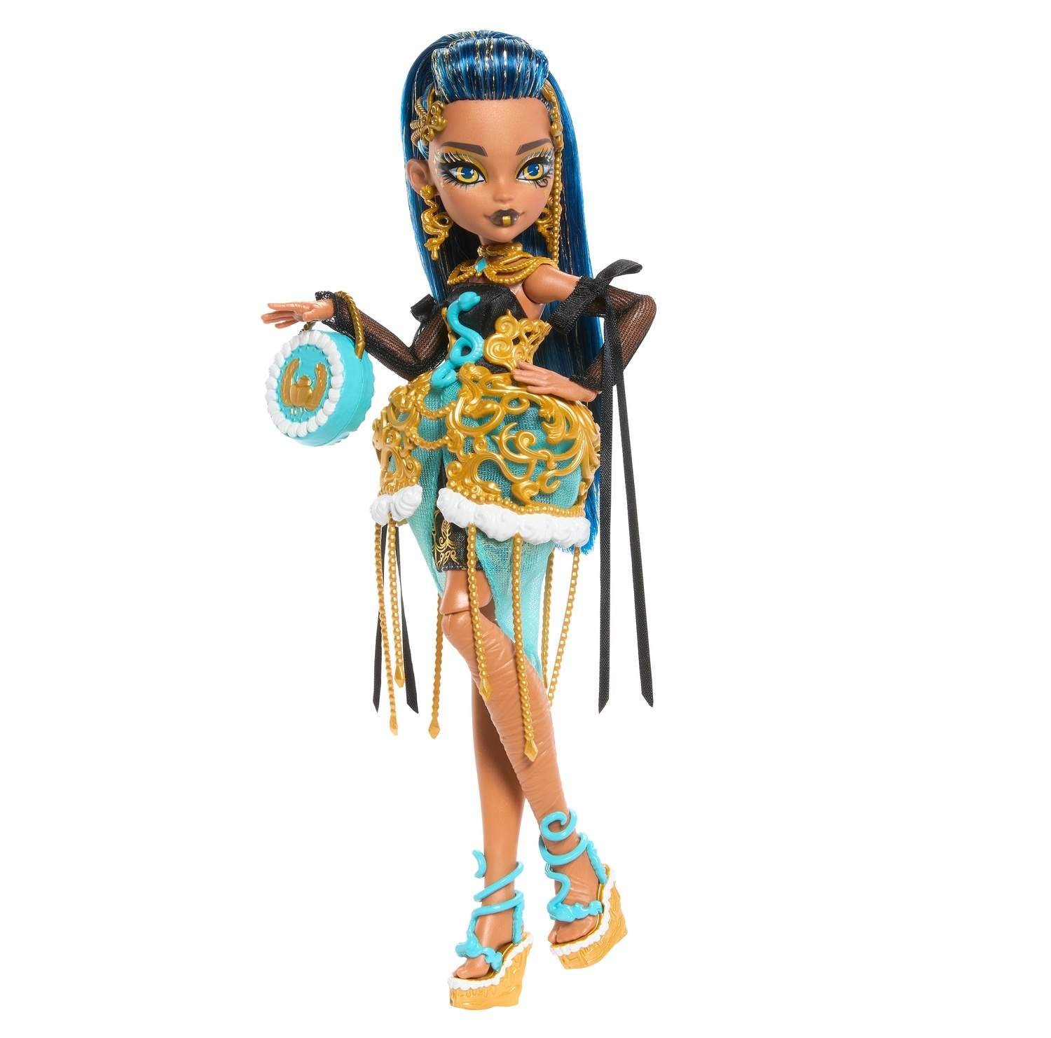 Monster High Cleo-dukke, fødselsdagskostume og tilbehør billede