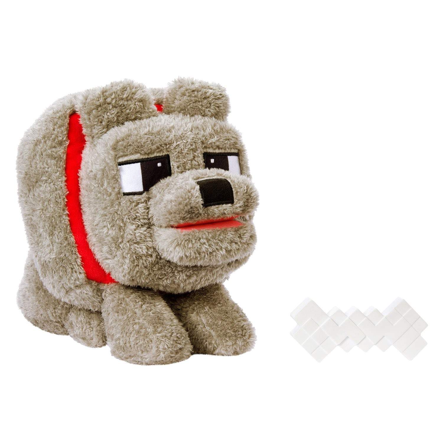 Minecraft Ulv Plys, 30 cm, Lydeffekter, Fra 6 år