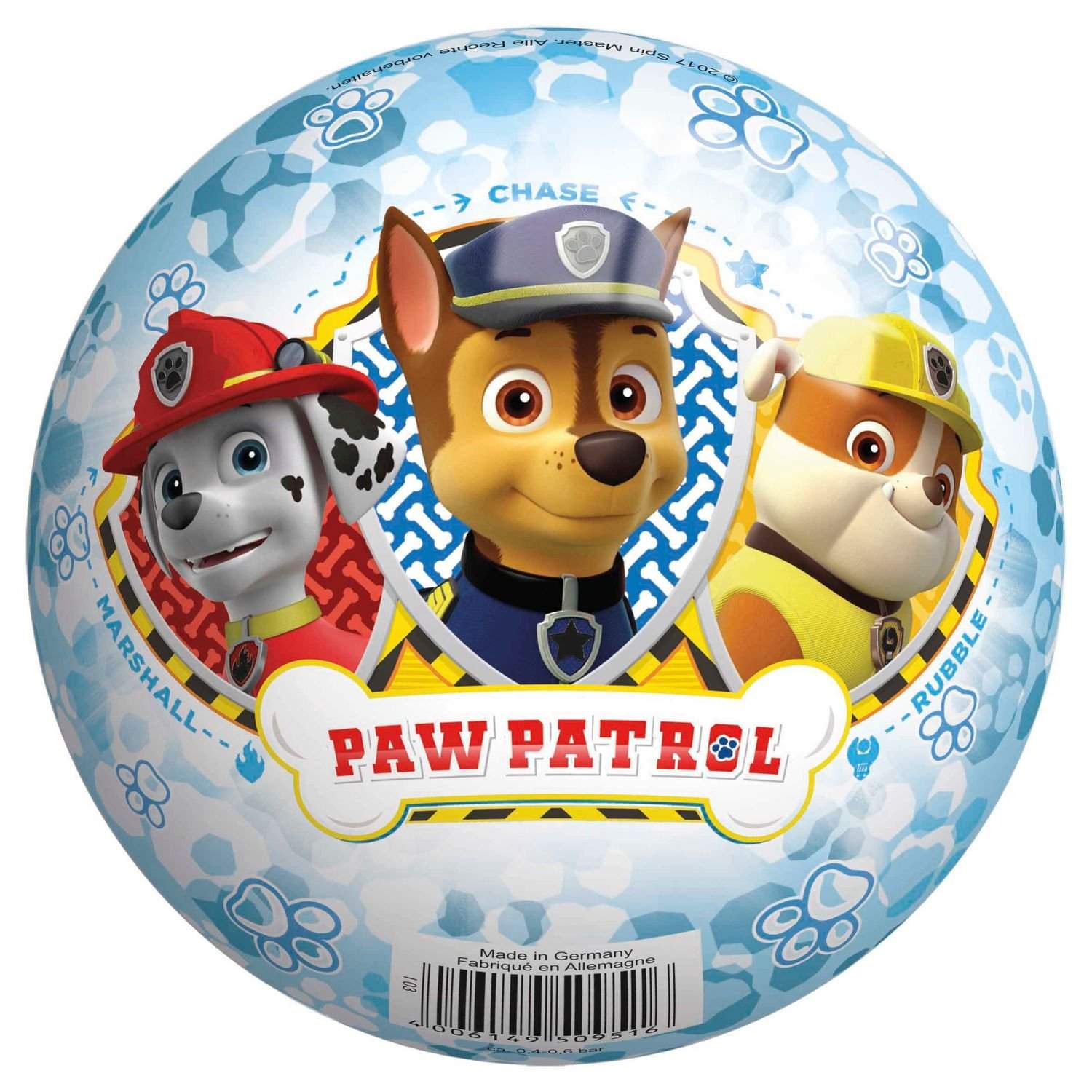 Paw Patrol Vinylbold, 13 cm, Sjovt Hvalpedesign