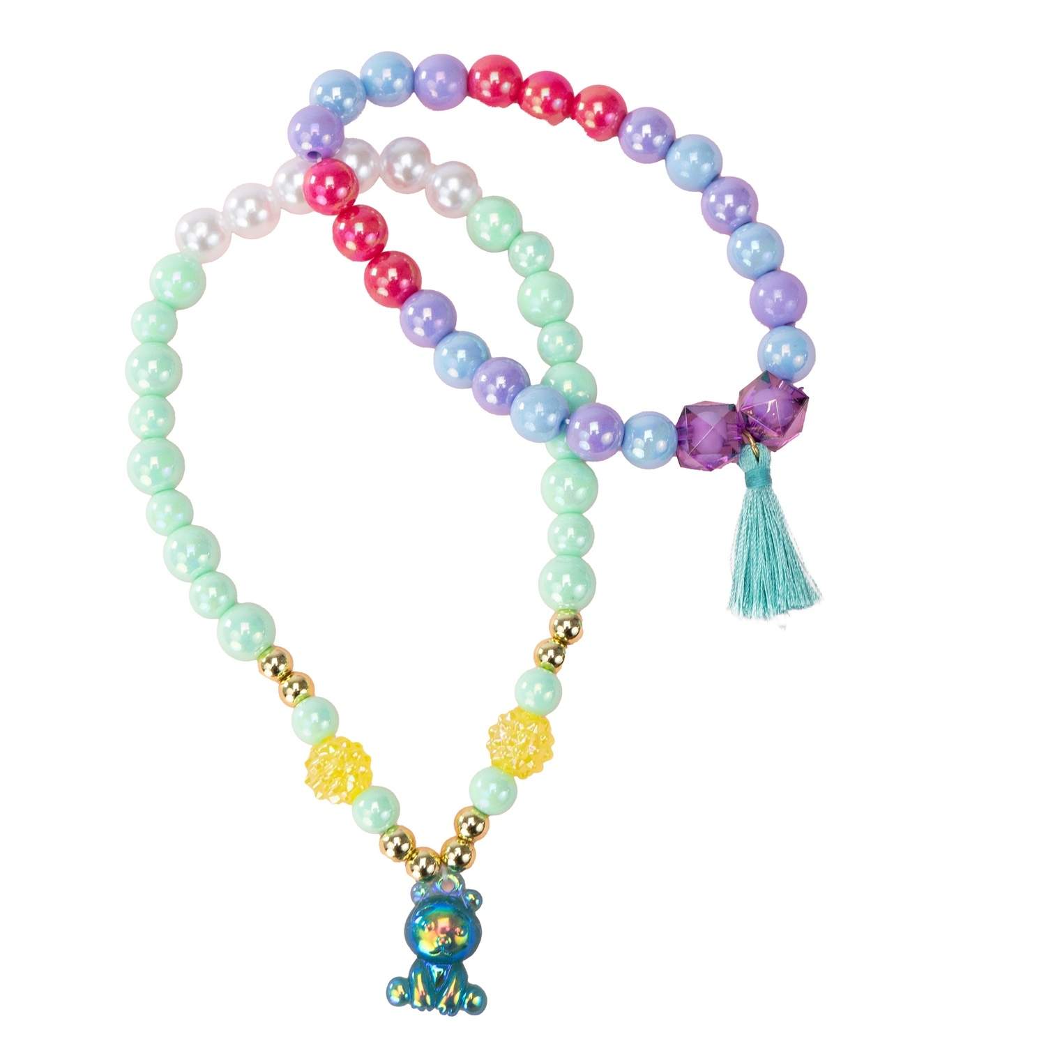 Smykkesæt, 600+ perler og charms, giver 10 sæt