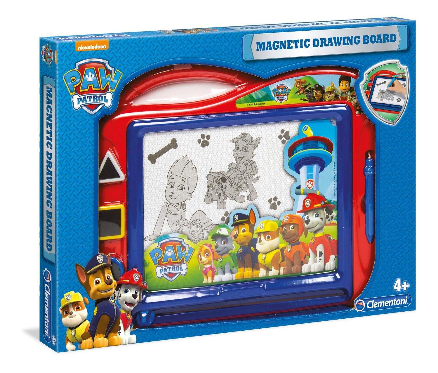 Paw Patrol Magnetisk Tegnebræt med Stempler & Pen billede