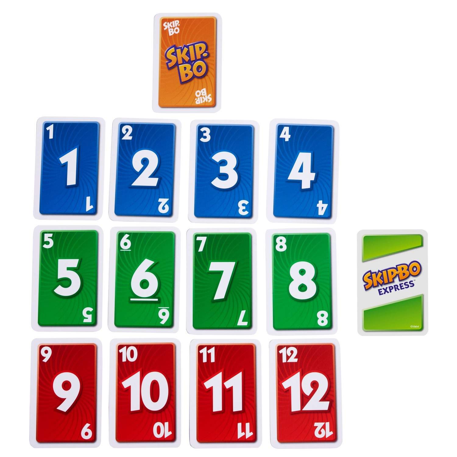 Skip-Bo Express kortspil, tempofyldt sjov for to