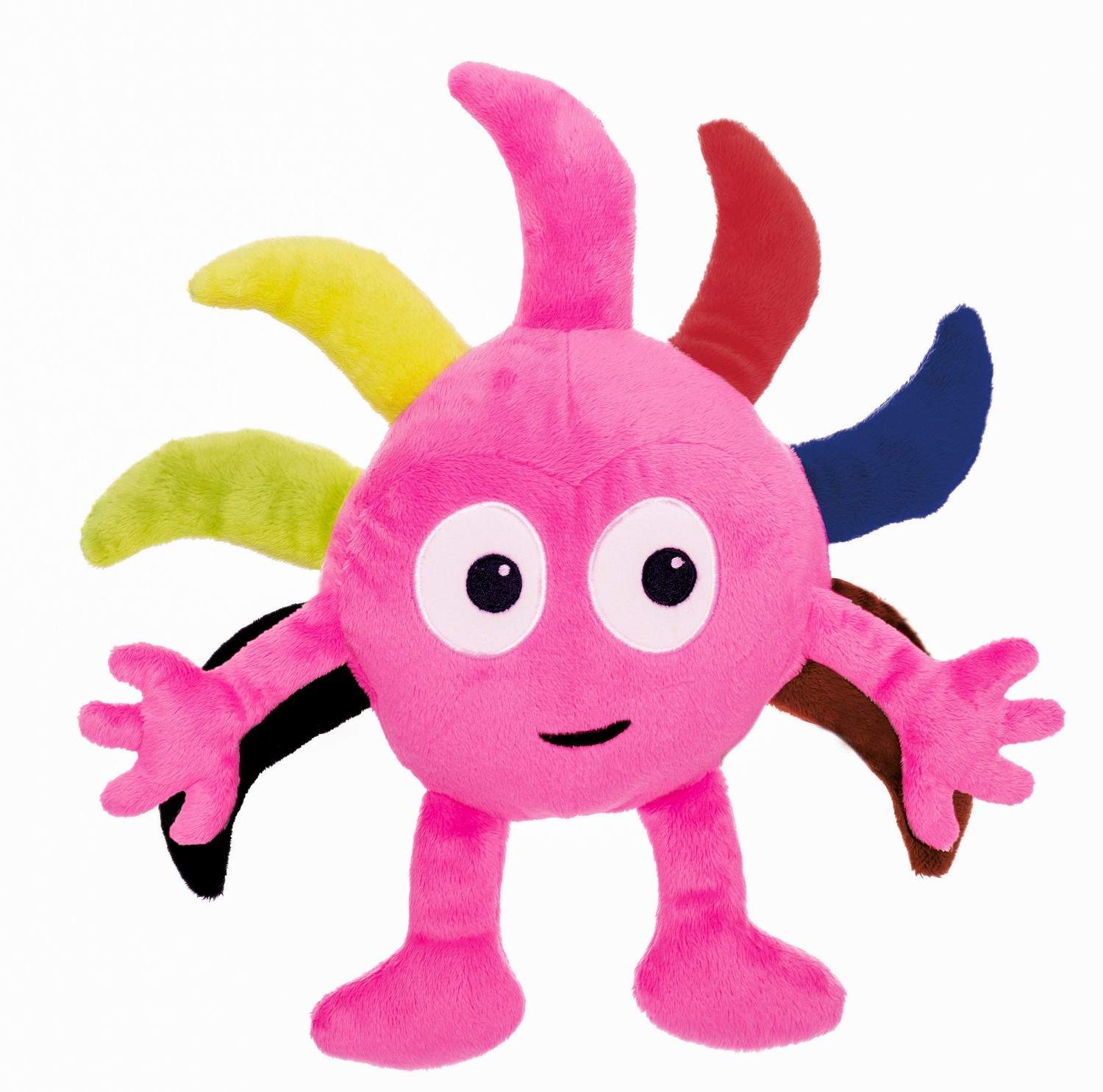 Diddi Plyslegetøj, Pink, 26 cm, Maskinvaskbar