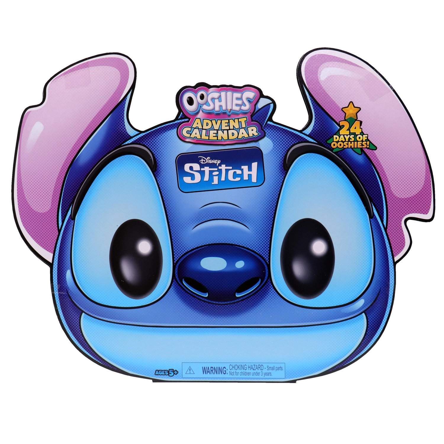 Disney Stitch Adventskalender, 24 Ooshies Figurer