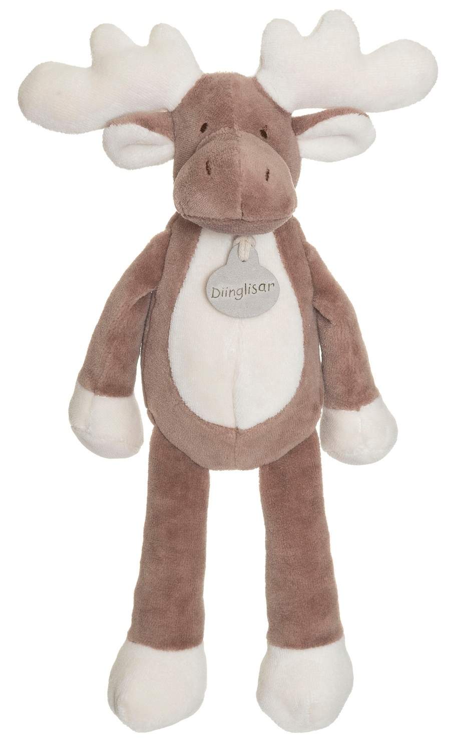 Økologisk Elg Plys, 31 cm, Blød & Maskinvaskbar
