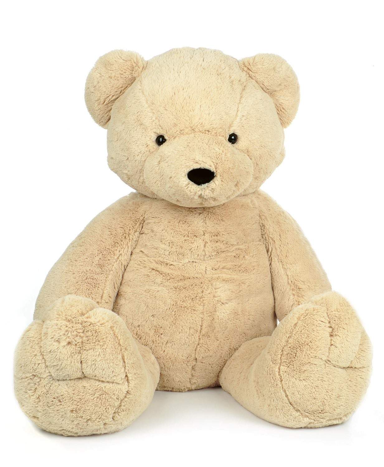 100 cm plysbamse, blød og hyggelig sovekammerat