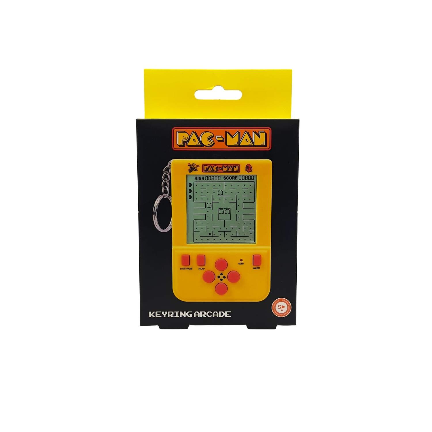 Pac-Man Arcade Nøglering, Nostalgisk Spil På Farten
