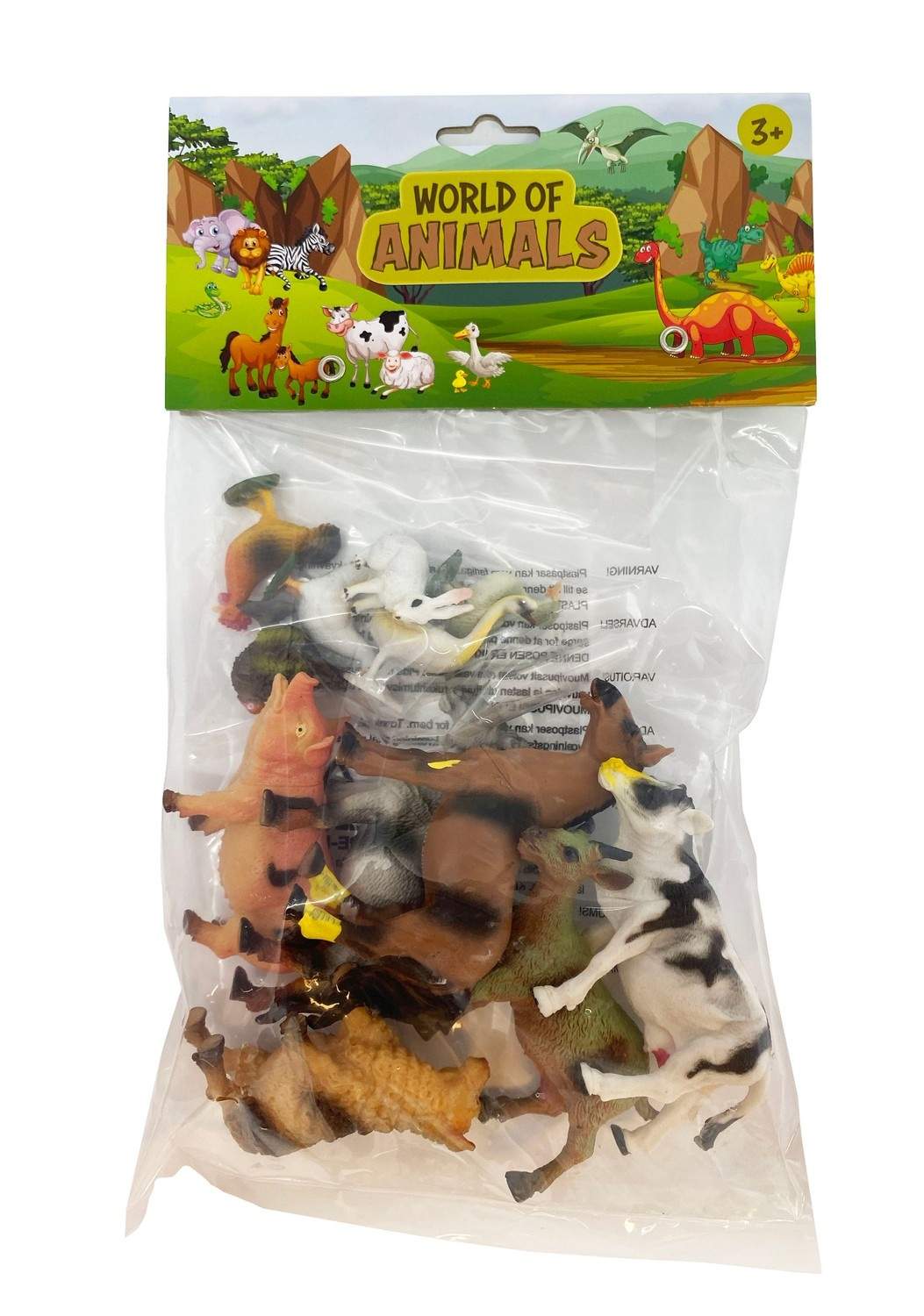 Pienet maatilan eläimet -setti, 12 osaa, ikä 3+