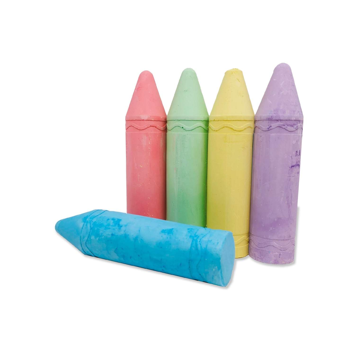 Jumbo Street Kridtsæt, 5 farver, let greb