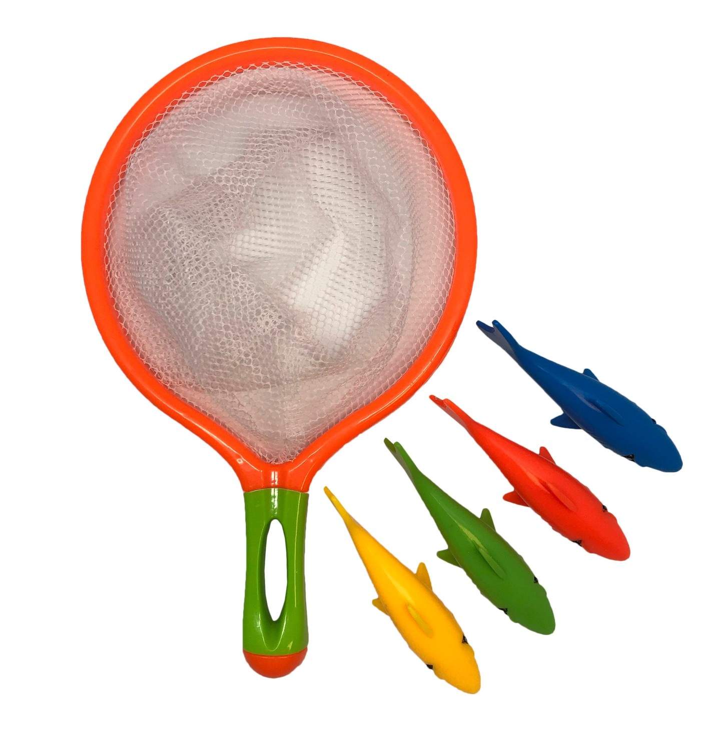 Dykkerfisk og netsæt til undervandssjov