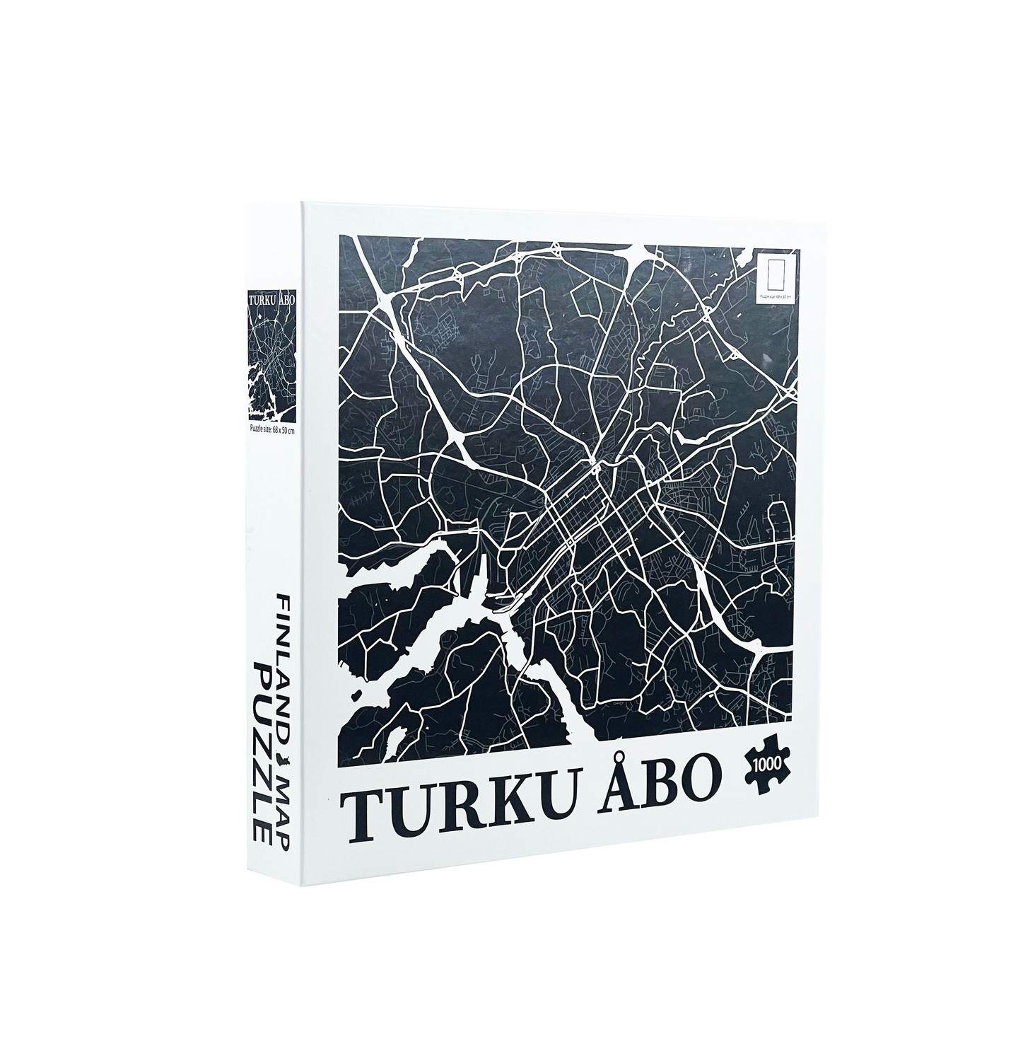 Finland kortpuslespil, 1000 brikker, hjembyudfordring